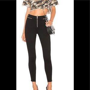 Dr. Denim Zam Jean - Black Jean with zipper detail